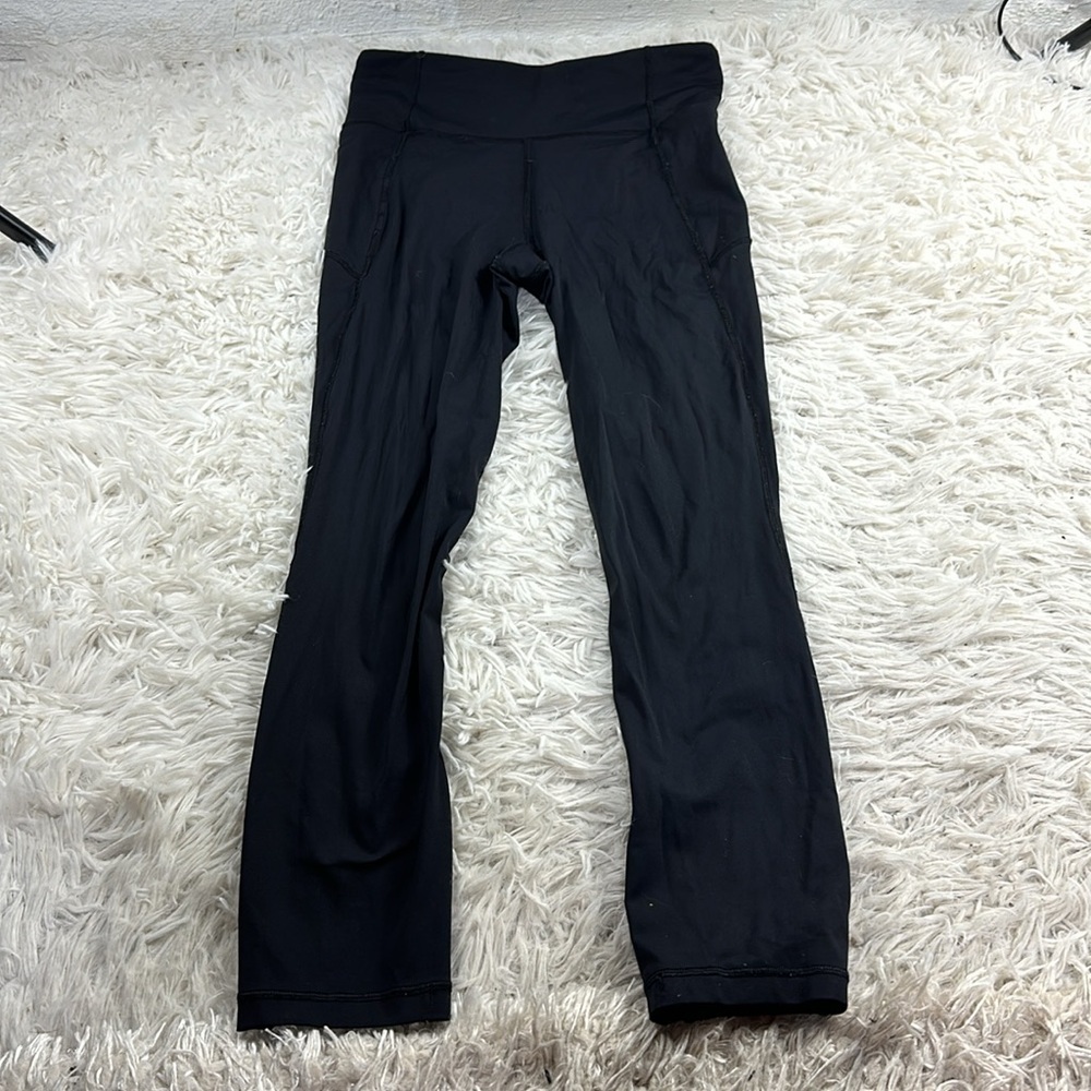 Lululemon Final Lap Crop *23" Black